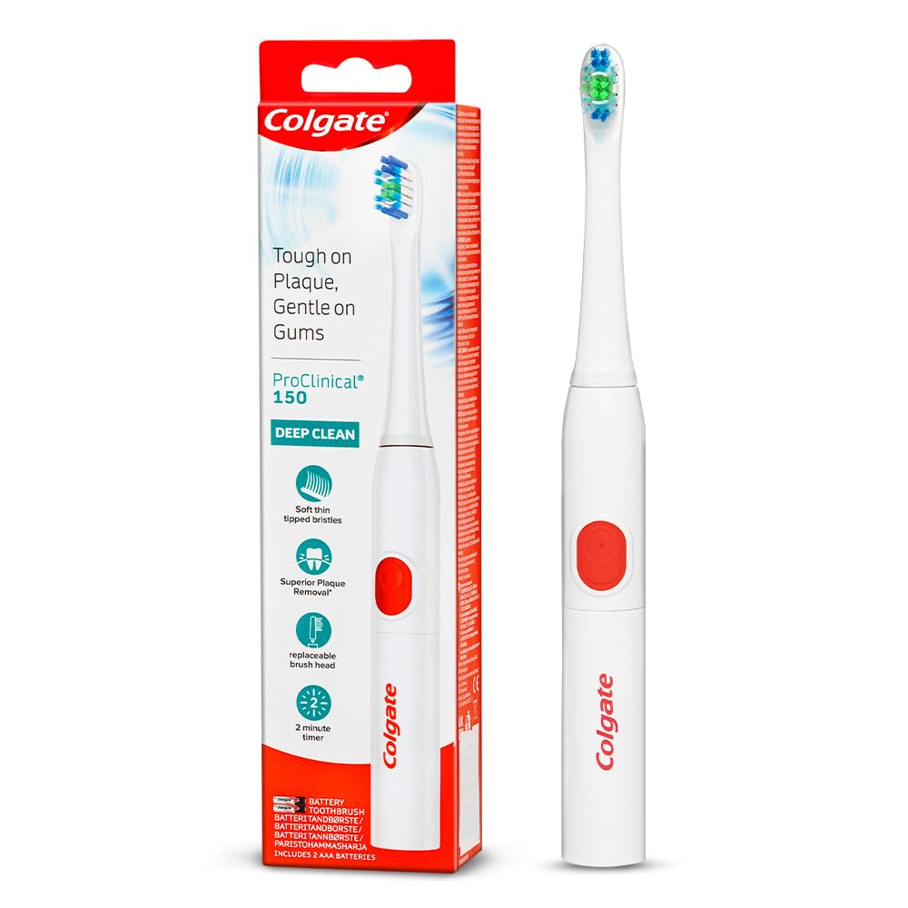 Pro-Clinical 150 Battery Powered automatic Toothbrush for adults, Pack of 1