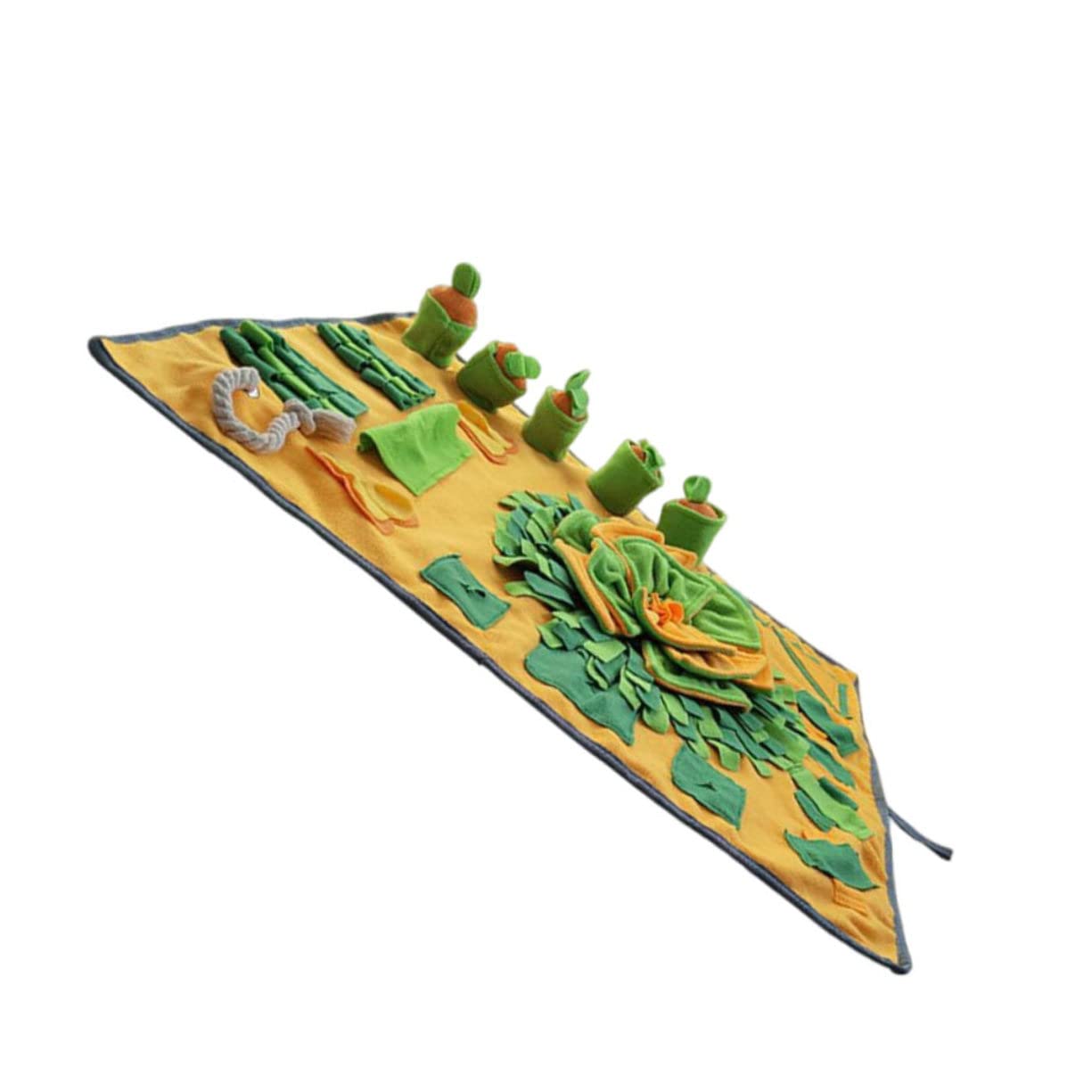 Yardwe Snuffle Mat Futtermatte aus Rutschfestem Anti erstickungs Futterunterlage für Haustiere Suchspielmatte für Hunde und Katzen Sichere Futterhilfe mit Kreativem Design