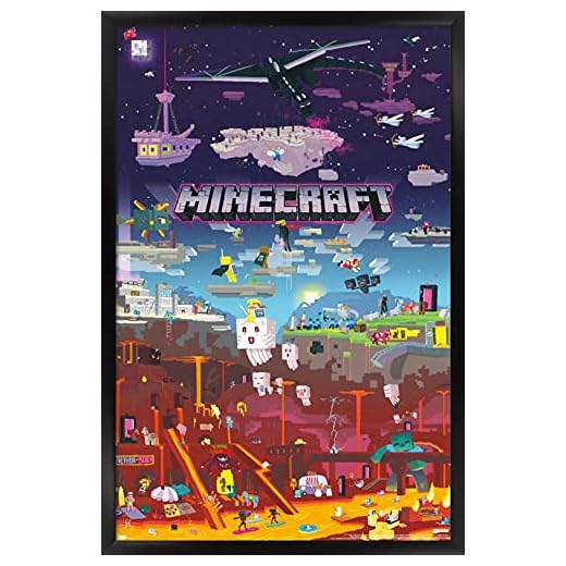 Minecraft World Beyond Wall Poster Frame