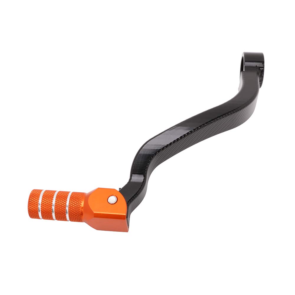 JFG RACING Leva Cambio Moto,Leva Cambio Pieghevole in Alluminio CNC per SX XC XCW SXF XCFW EXC EXC-R MXC XCF SMR XCR-W FC FE FS Arancione