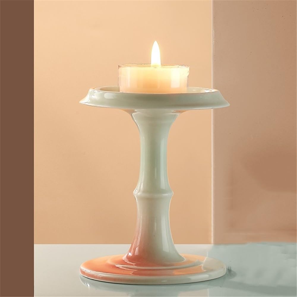 Candelabro Decorativo Candelero de cerámica for aromaterapia, decoración del hogar para el Comedor