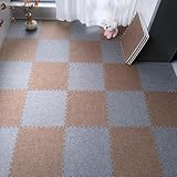 [Facile à faire soi-même] : Ces dalles de moquette sont adaptées aux préférences personnelles : mélangez ou découpez des dalles de moquette de différentes couleurs pour créer un motif qui s'adapte à votre espace.