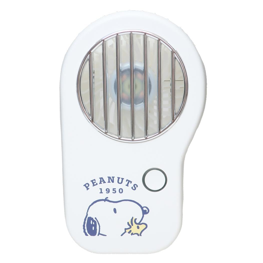 Amazon | スヌーピー[携帯用扇風機]首掛けハンズフリーファン