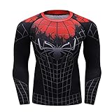 Men's Superhero Compression Shirts Avengers Civil War Style America Teamleader T-Shirt Fitness Gym...