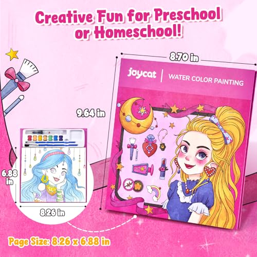 image for JoyCat Paint with Water Coloring Books for Toddlers, Watercolor Painti