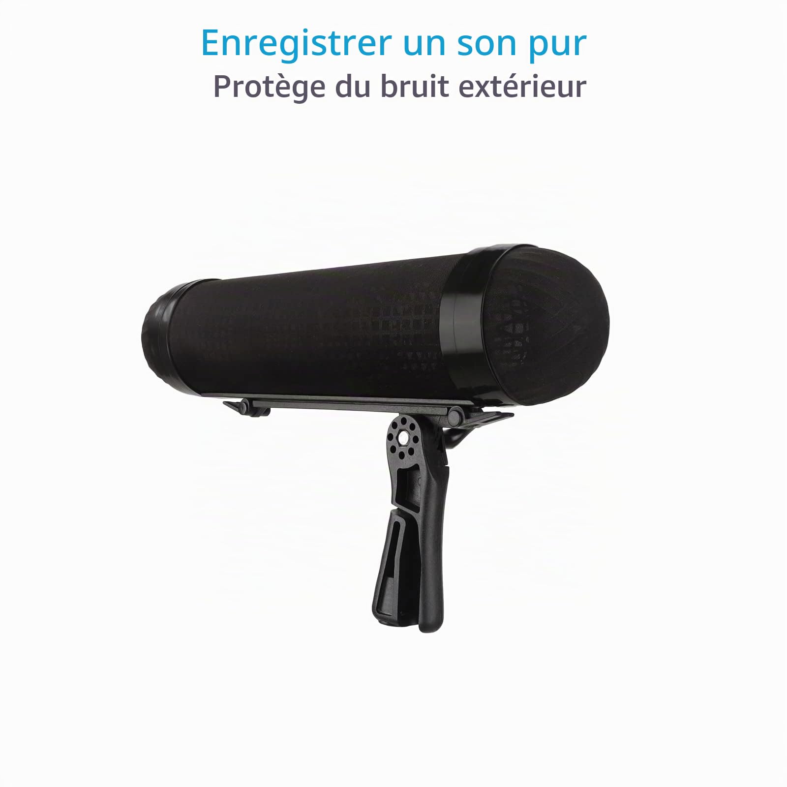 Proaim BMP40 R Paravent Blimp pour microphone d'enregistrement Pro | Blimp de 40 cm avec support anti-vibration, Windjammer et poignée pour réduire le bruit du vent