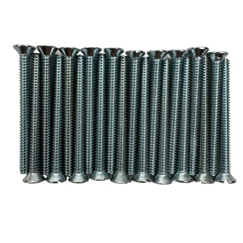 20 Leviton Extra Long 1-1/2" 6-32 Thread Flat Head Device Mounting Screws 80000-PRT