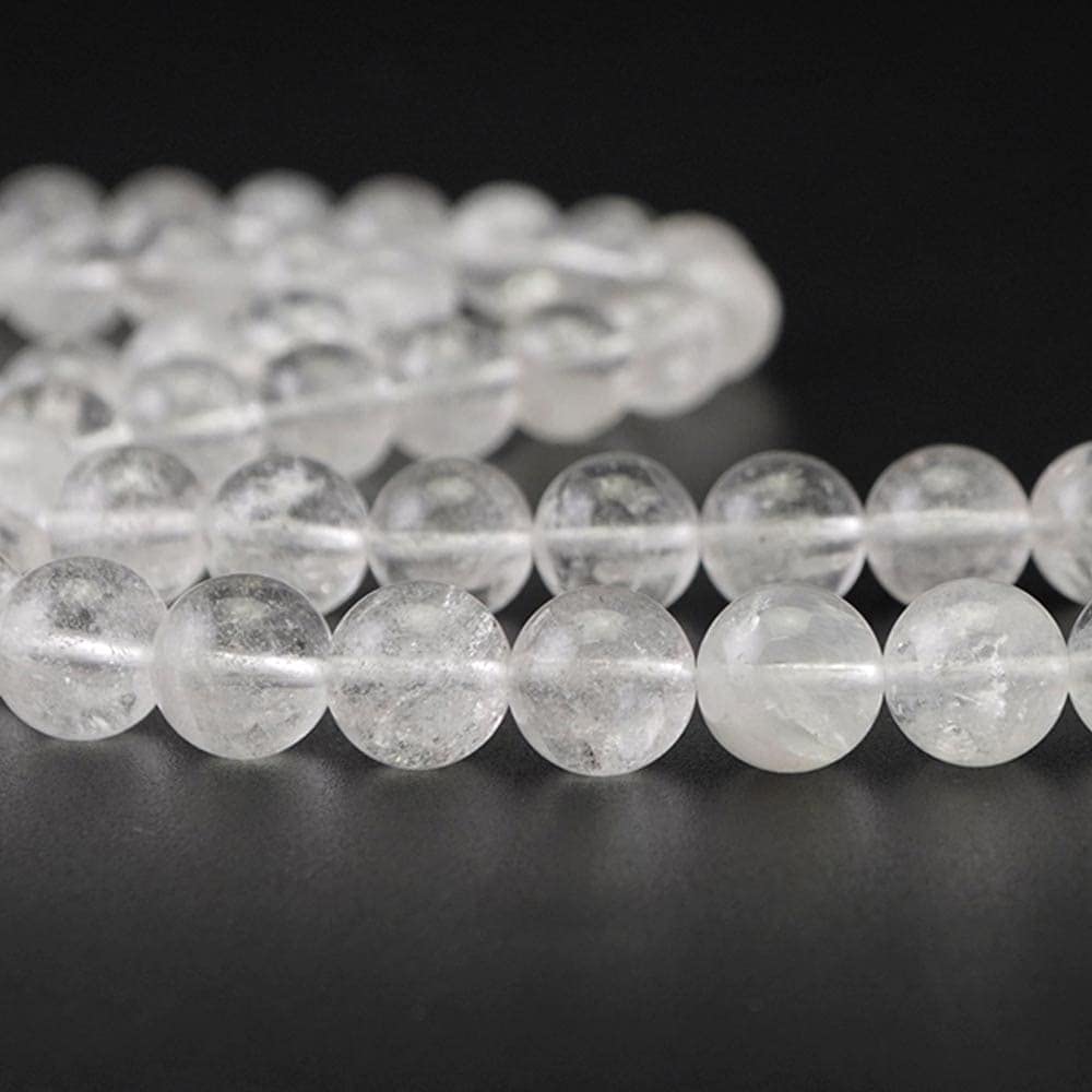 Amazon.co.jp: ヒマラヤ水晶 10mm ビーズ 天然石 パワーストーン 
