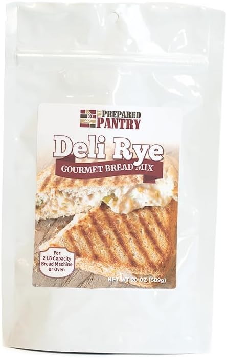 Deli-Style Rye Bread Mix; Single Pack; For Bread Machine or Oven