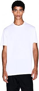 Armani Exchange Herren Short Sleeve Side Milano-New York Logo Lettering T-Shirt
