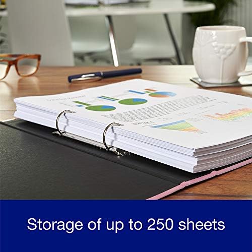 Oxford 2 O-Ring Binder A4, Pastel Colours, Pack of 3 Folders