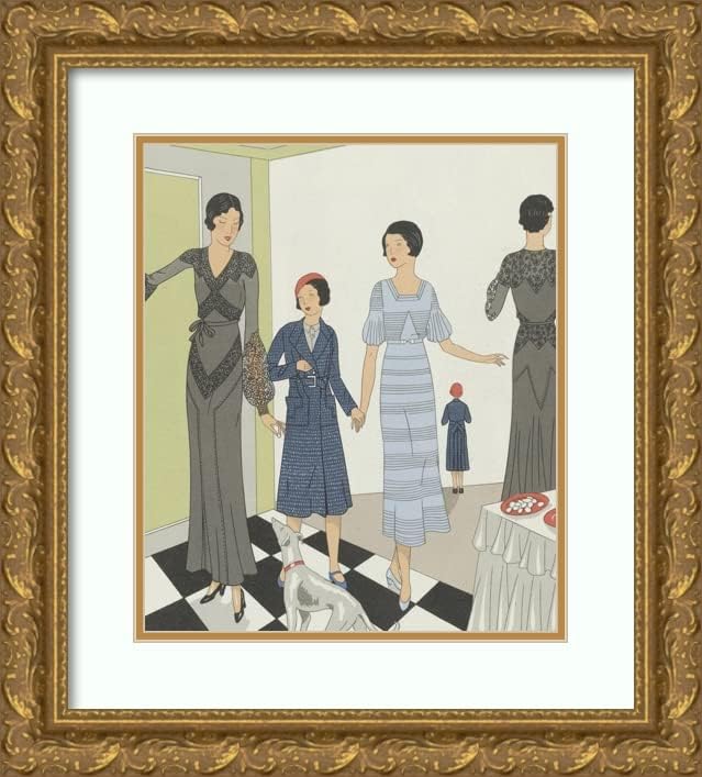ArtDirect Anonymous 15x17 Gold Ornate Frame and Double Matted Museum Art Print Titled - Art - Taste - Beauty, P. 19 (1932)