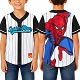 Marvel Spider-Man Jungen Baseballtrikot Neuheit Mode Sport Spidey Shirt