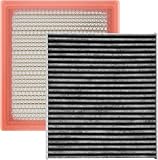 JTBU743-9054 Comb Engine Cabin Air Filter Kit for Chrysler Town & Country 2008-2010.for Dodge Grand