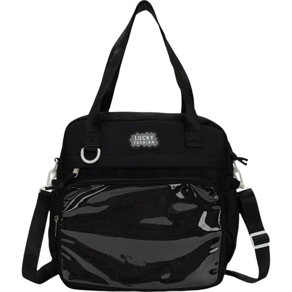 Casiler Ita Bag Cute Backpack Girls Crossbody Bag Large Capacity Messenger Bag Transparent Windows Uniform Handbags Lolita Shoulder
