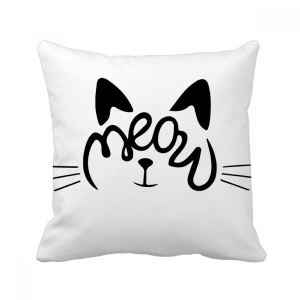 Coussin patte de chat 40 x 40 cm le cadeau déco idéal pour les amoureux des félins
