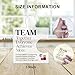 Inspirational Team Gift for Coworkers Colleagues Employees, Teamwork Gifts Team Together Everyone Achieves More Acrylic Puzzle Piece Plaque Office Decor
