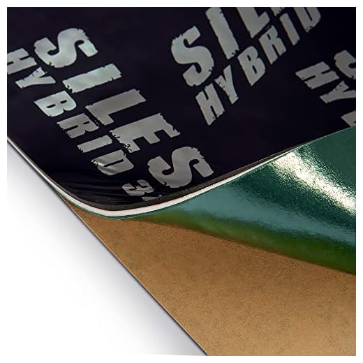 Siless Hybrid 3in1 200 mil 25 sqft Car Sound Deadening mat - Butyl Automotive Sound Deadener - Noise Insulation and Vibration Dampening Material