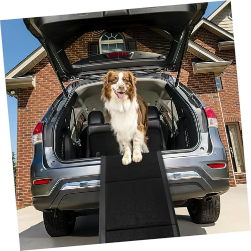 Rampe pliable pour chiens légère et compacte avec escalier antidérapant sécurisé