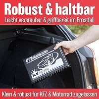 HELDENWERK Auto Verbandskasten 2026 europaweit einsetzbar & geprüft (StVO konform) - KFZ Erste-Hilfe-Set Verbandskasten DIN 13164 zertifiziert - PKW Verbandkasten Tasche, Erste Hilfe Kasten – Ansicht 5
