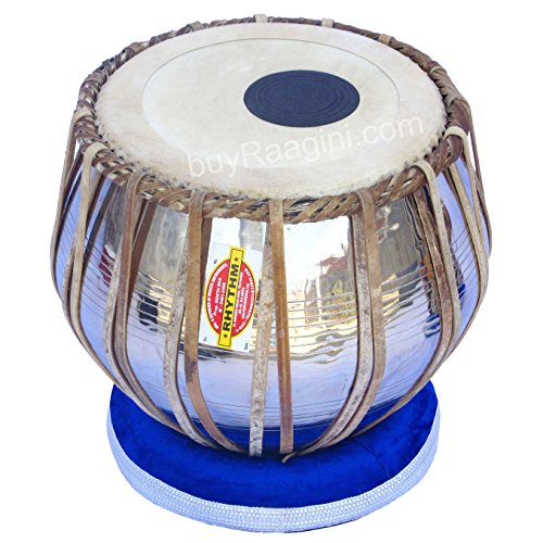 Mukta Das Tabla Set, Professional Tabla, 2.5 Kilograms Brass Bayan, Sheesham Tabla Dayan - Tuneable To C Sharp, Padded Bag, Book, Hammer, Cushions, Cover, Tabla Hand Drums (Pdi-Aif) #TOP2