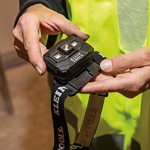 Klein Tools 56062 Rechargeable Led Headlamp / Worklight For Klein Hardhats, 300 Lumens, All-Day Runtime, 3 Modes, For Work And Outdoors #TOP5