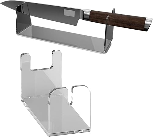 Soporte de exhibición de acrílico Soporte de exhibición de espadas decorativas para almacenamiento Solo decoración de escritorio Colección Soporte