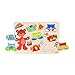 Goki - 2041567 - Puzzle en Bois À Habiller - Ours - 8 Pièces
