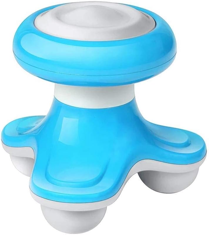 Electric Handled Wave Vibration Massager Body Massager Mini Electric Massager (English Blue) - Image 6