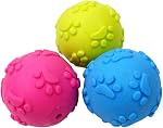 Dog Balls，Dog Ball for Small Medium and Large Pet Dog Squeaky Balls 3Pcs