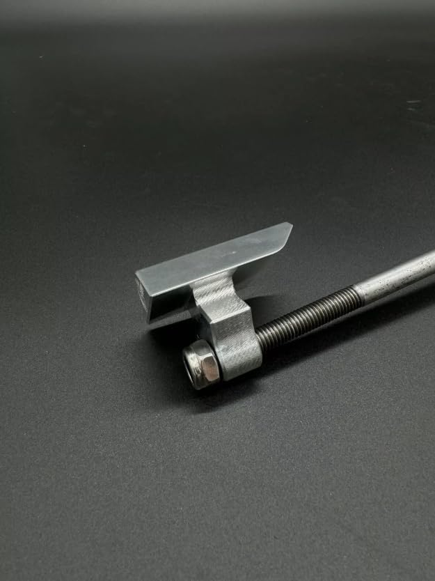 Locking wedge with threaded rod and nut