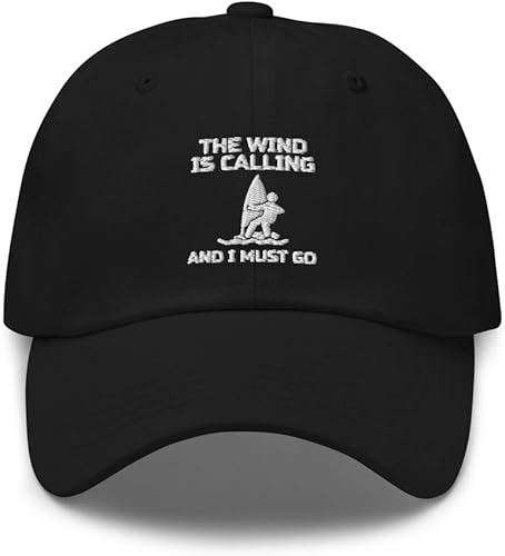 CreativeTees4You Windsurfer - Gorra de béisbol con bordado, algodón, ajustable, para windsurf, surf