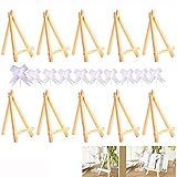 Kombination: Sie können den Bogen auf der Mini-Staffelei dekorieren und Farben hinzufügen, um die Staffelei nicht so einfach zu machen, damit sie Spaß am Malen haben.