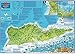 Franko Maps USVI Map Laminated Poster, United States Virgin Islands, 18.5 x 26 inches, Full Color