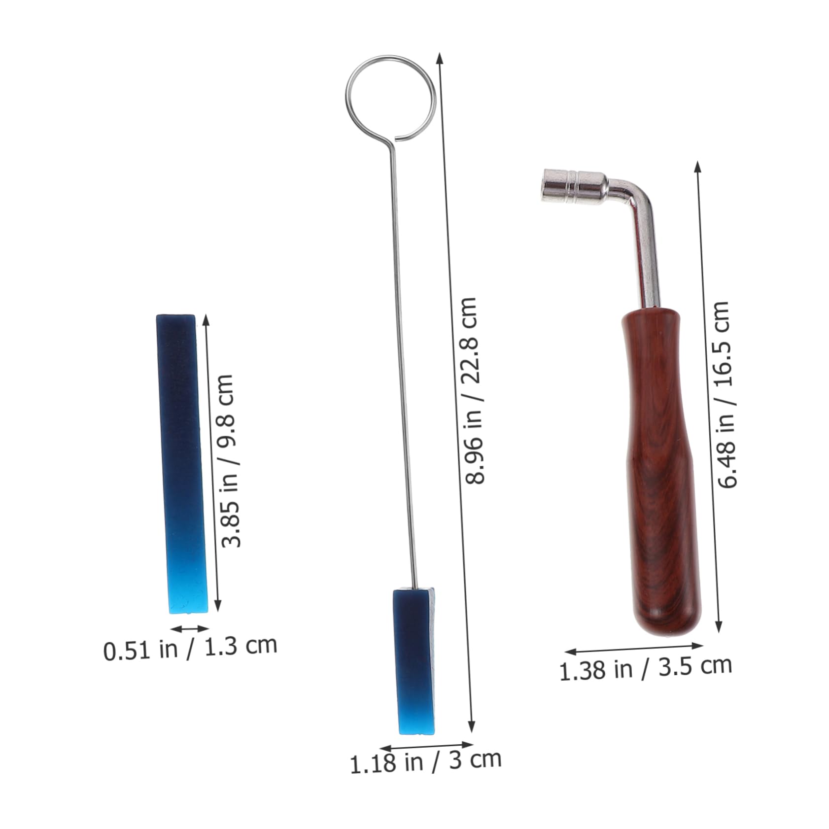 GOOHOCHY 1 Set Piano Tuning Tool Professional Tuning Wrench Kit for Precise Piano Repair and Maintenance Convenient and Durable Essential Tools for Musicians and Technicians