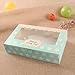 Lvcky 12 cajas de papel para tartas, galletas, magdalenas, pastelería, cajas de...