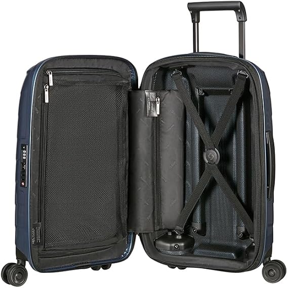 Samsonite Handbag, Blue (Steel Blue), Spinner S (55 cm-38/44 L)