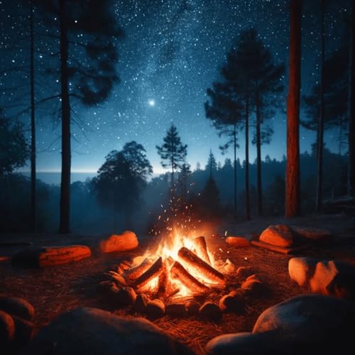 Le son apaisant d'un FEU crépitant pour un sommeil profond Podcast Por capa