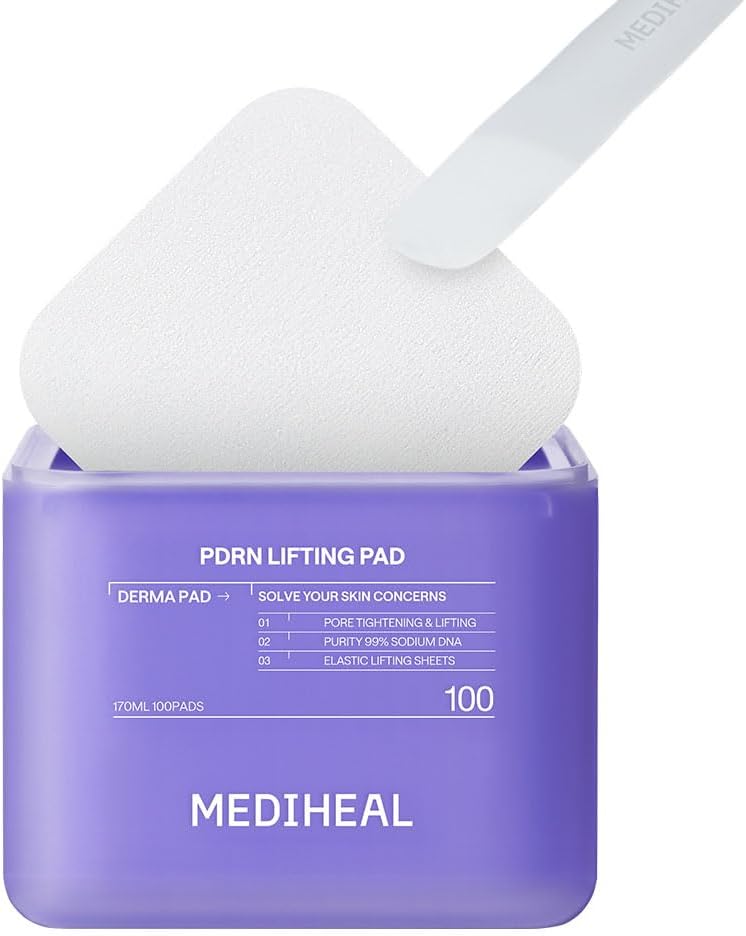 MEDIHEAL OFFICIAL(メディヒール) スクエアトナーパッド 100枚入り Square Facial Toner Pads 100P ブレミッシュパッド ふき取りパッド スキンケア 部分パック 拭き取り化粧水 韓国 コスメ ((NEW)PDRN)