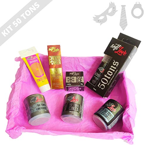 Kit Dia Dos Namorados Sensuais 50 Tons De Cinza Sexshop