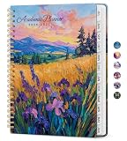 Planner 2026–2027 Academic Book, Weekly and Monthly Layout, July 2026 to June 2027, Hardcover Agenda with Tabs, School and Office Supplies, A5 Size 6.3' x 8.5' - Golden Meadow