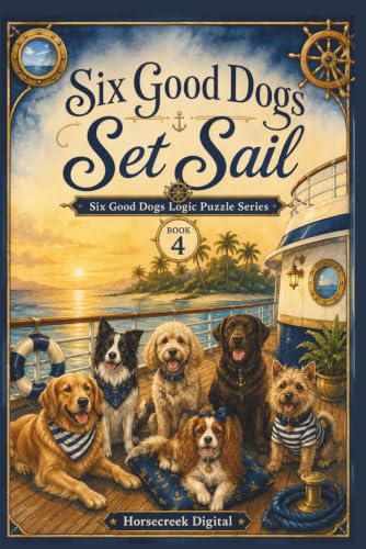 Six Good Dogs Set Sail: 75 Logic Grid Puzzles Aboard a Caribbean Cruise (Six Good Dogs Logic Puzzle Series) image 2