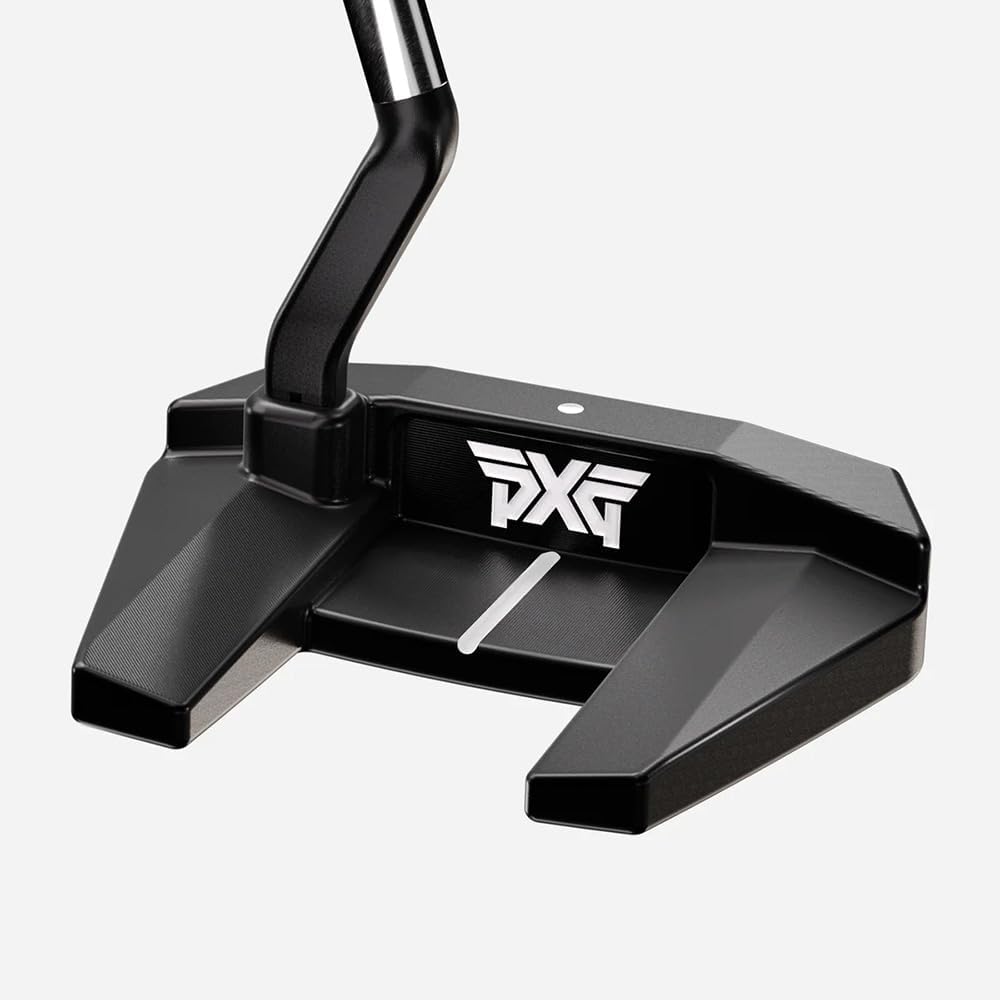 PXG Golf Club Mallet Bat Attack Zero Torque Putter Shaft: Straight Putter Shaft - Chrome Grip: PXG Slant 1.5 R Putter Grip - Black 34" Right Hand