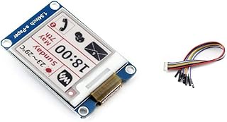 Three Color 1.54inch E-Ink Display Module (B), 200x200 Resolution 3.3V/5V Red Black White E-Paper Display Epaper Screen for Raspberry Pi/Arduino/STM32 SPI Interface,Full Refresh