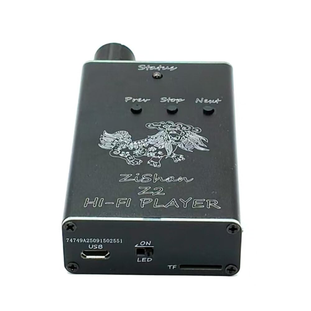 VIDOO Lettore Musicale HiFi Lossless DAC ES9018K2M Portatile DSD ISO WAV ALAC AAC Amplificatore Audio Alta Fedeltà Scheda Audio USB Supporto TF 256GB