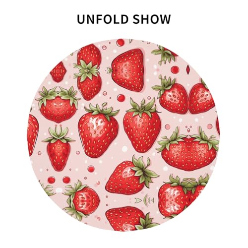 Nappe de 152 cm imprimée fruits pour protéger et décorer une table de fête