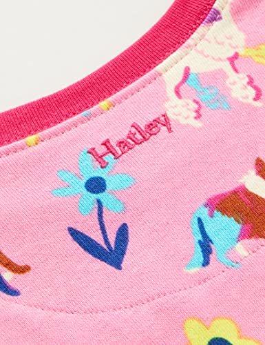 Image of Hatley Girl's Organic Cotton Long Sleeve Printed Pyjama Set Pajama