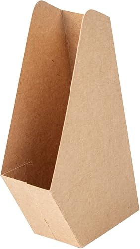 Miniatura 20 de Restaurantware Bio Tek - Soporte para tacos individual de 4 x 1.25 x 2.25 pulgadas, 200 soportes para tacos a prueba de grasa, pequeño papel de