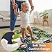 Sorbus Foam Playmat for Kids - Traffic Play Mat for Babies - Interlocking Floor Mats City Road Design - Track Play Rug for Children - Educational Playmat Rug Squares for Toy Cars & Trucks (12 Tiles)