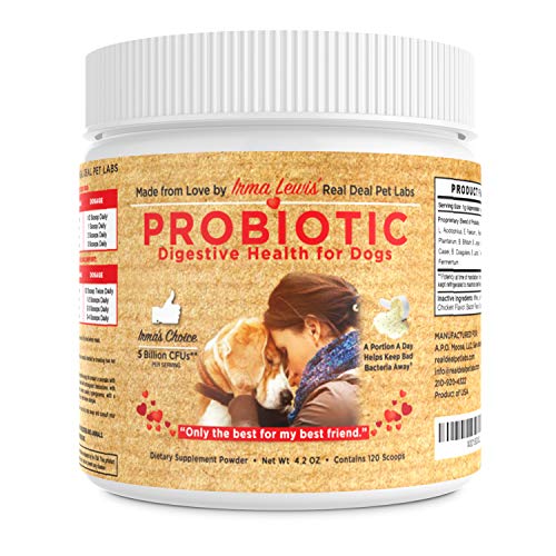 NEW FLAVOR! Best Probiotics for Dogs Powder - 5 Billion CFUs, Help